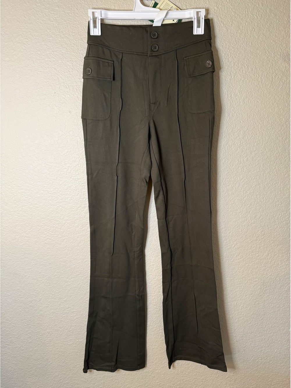 Halara XS Tall Olive Work Pants